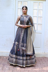 Black Embellished LehengaIMG_0511