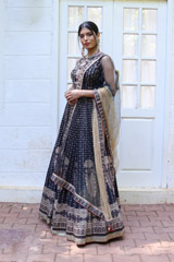 Black Embellished LehengaIMG_0513