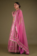 Pink Embellished LehengaDSC03406