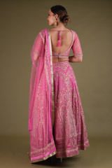 Pink Embellished LehengaDSC03408