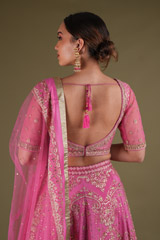 Pink Embellished LehengaDSC03410