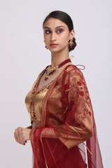 Maroon Embellished LehengaIMG_9880