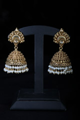 Pearl Drop Jhummkis