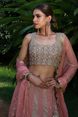 Pink Sequins LehengaIMG_0977