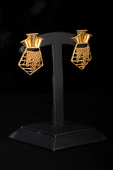 Textured Geometrical EarringsIMG_0827