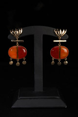 Taffy Orange Tangerine Earrings5006_video
