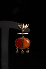 Taffy Orange Tangerine EarringsIMG_1220