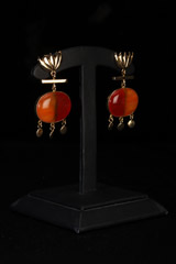 Taffy Orange Tangerine EarringsIMG_1221