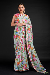 Mint Floral Saree_DSC4557-Edit