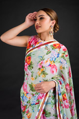 Mint Floral Saree_DSC4563-Edit