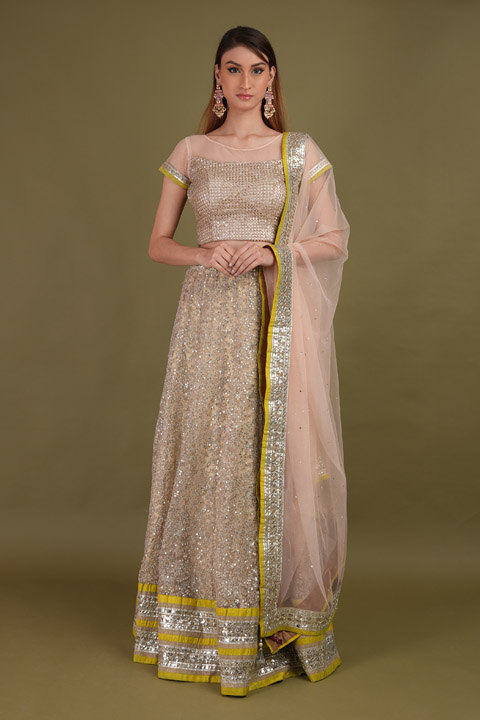 Golden Lehenga Set