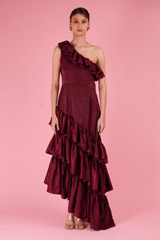 Senorita Maroon Gown