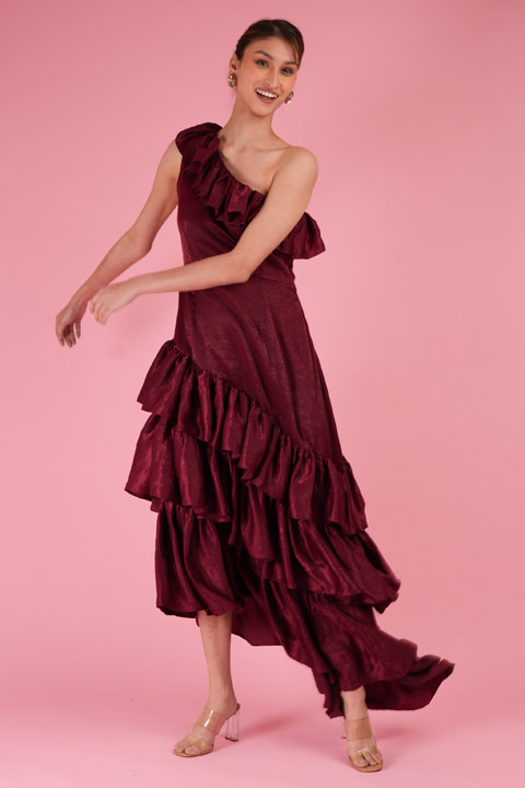 Senorita Maroon GownDSC02497