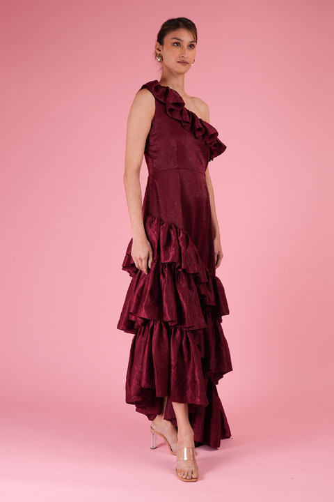 Senorita Maroon GownDSC02503