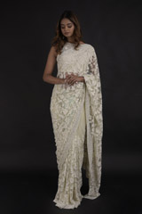 Green Embroidered Saree505_video