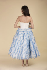 Blue Ruffle Dress_DTR0030