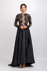 Black Slit Gown_DSC8482-Edit