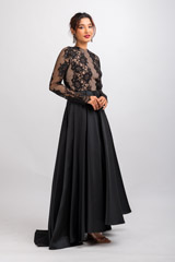 Black Slit Gown_DSC8495-Edit