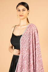 Pink Embroidered DupattaDSC07094