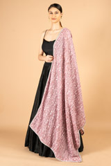 Pink Embroidered DupattaDSC07096