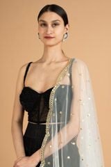 White Scallop DupattaDSC07995