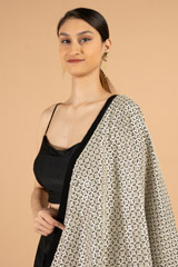 White And Black DupattaDSC07001