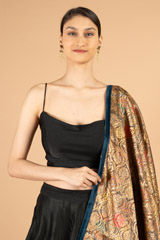 Yellow Floral DupattaDSC07273