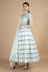 White sequin lehengaDSC09849