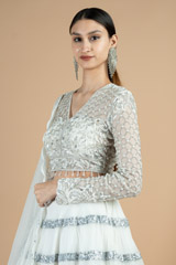 White sequin lehengaDSC09850