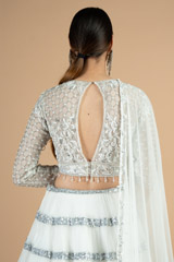 White sequin lehengaDSC09855