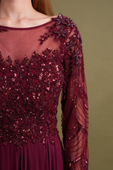 Windsor Wine Anarkali gownDSC00923