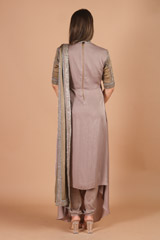Sand Beige Cowl Kurta SetIMG_9486