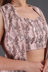 Peach Embroidered Top Bottom SetIMG_3881