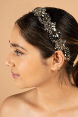 Black Flower Head BandDSC07030