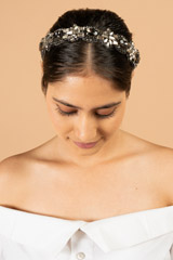 Black Flower Head BandDSC07033