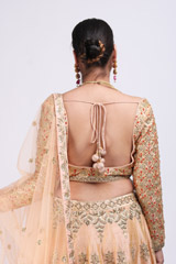 Beige Embellished LehengaIMG_9927