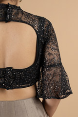 Black Embellished BlouseDSC07226