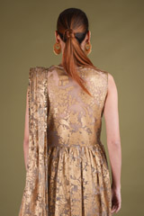 Gold Foil Print Sharara SetDSC03517