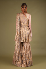 Gold Foil Print Sharara SetDSC03518