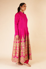 Pink Embroidered Jumpsuit SetDSC08108