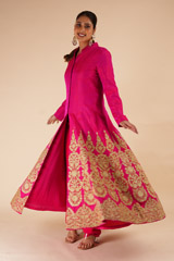 Pink Embroidered Jumpsuit SetDSC08112