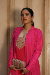 Pink Embroidered Jumpsuit SetIMG_6880