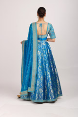 Blue Banarasi LehengaIMG_3360-2