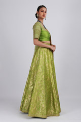 Green Banarasi LehengaIMG_3160