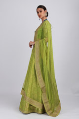 Green Banarasi LehengaIMG_3166