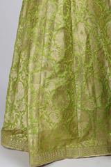 Green Banarasi LehengaIMG_3184