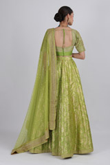 Green Banarasi LehengaIMG_3191