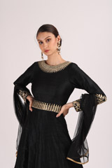 Black Embroidered GownIMG_4500