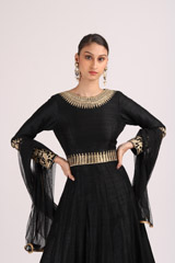 Black Embroidered GownIMG_4502