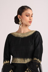 Black Embroidered GownIMG_4503